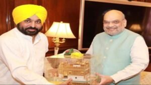 गृह मंत्री अमित शाह से मिलेंगे CM Mann :दिल्ली में HM के घर पर होगी मुलाकात, पंजाब के लॉ एंड आर्डर के मुद्दे पर होगी चर्चा